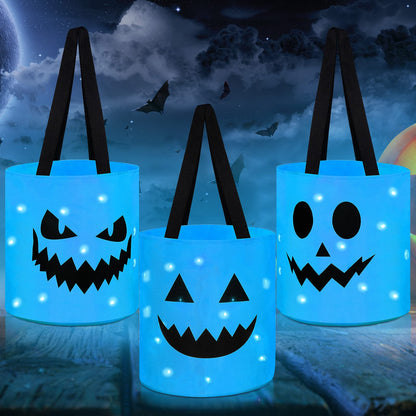 Light-Up Trick-or-Treat Tote Bags