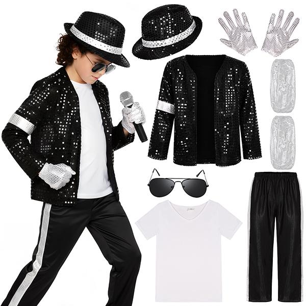 Kids Retro Pop Star Costume Set