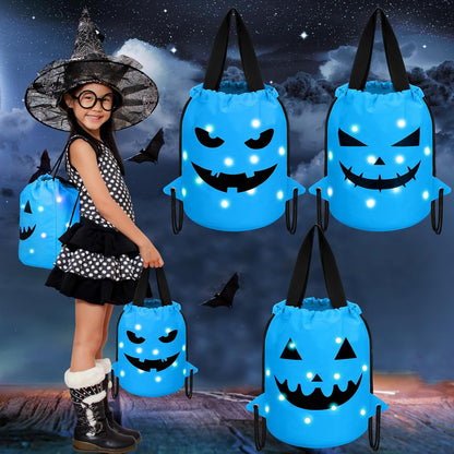 Light-Up Trick-or-Treat Tote Bags
