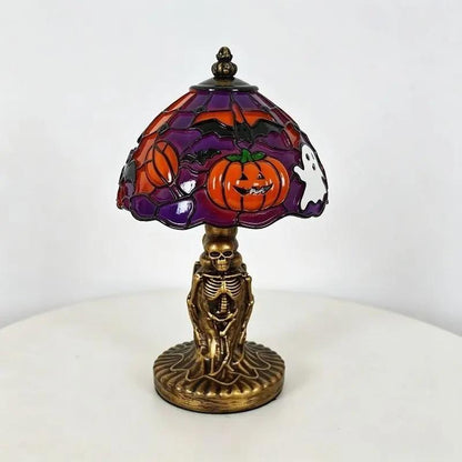Halloween Stained Glass Lamp