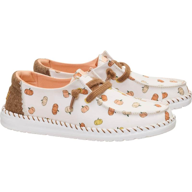 Pumpkin Spice Slip-On Shoes