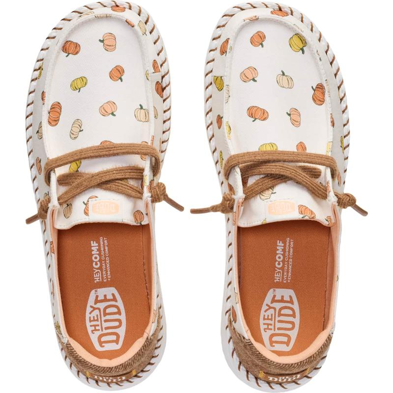 Pumpkin Spice Slip-On Shoes