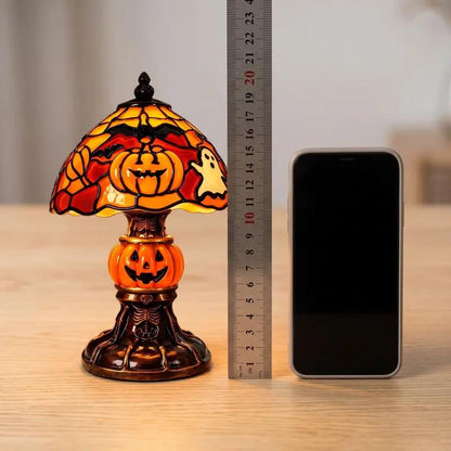 Halloween Stained Glass Lamp