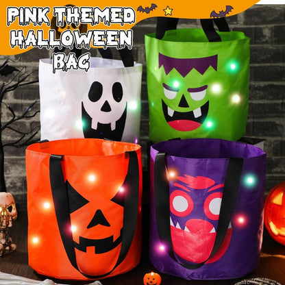 Light-Up Trick-or-Treat Tote Bags