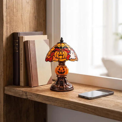 Halloween Stained Glass Lamp
