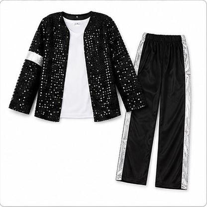 Kids Retro Pop Star Costume Set