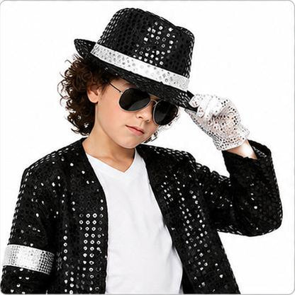 Kids Retro Pop Star Costume Set