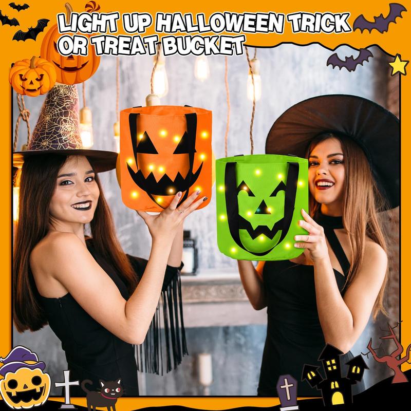 Light-Up Trick-or-Treat Tote Bags