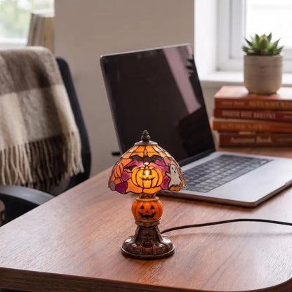 Halloween Stained Glass Lamp